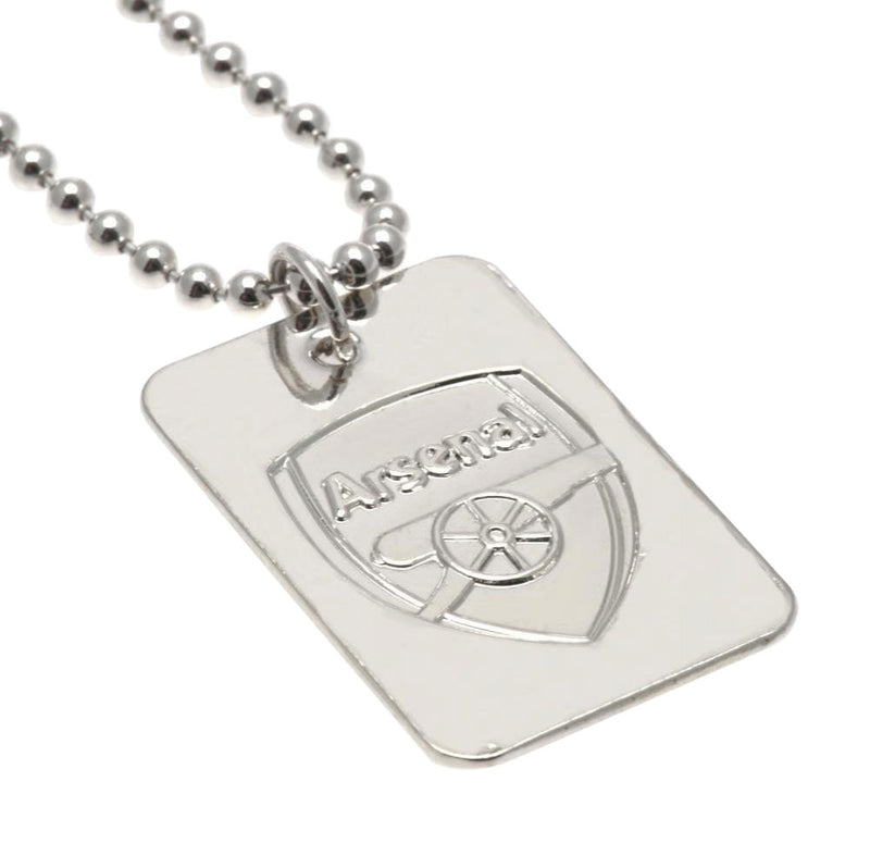 Arsenal FC Silver Plated Dog Tag & Chain collectible from Infinity Collectibles 2026