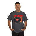 'Vinyl Records Are Groovy' Bold T-Shirt, rear view