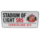 Sunderland AFC White Street Sign