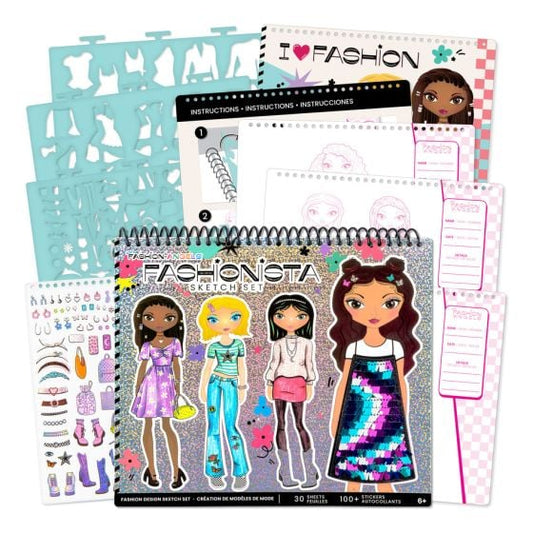 Fashion Angels Fashionista Sketch Portfolio (Case of 12)