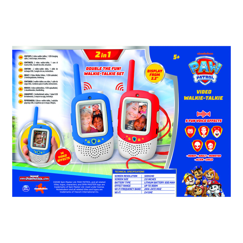 Paw Patrol Video Walkie Talkie