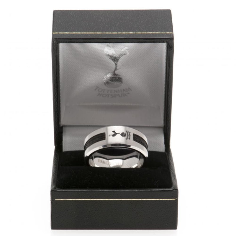 Tottenham Hotspur FC Black Inlay Ring Small, alternate view