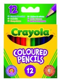 Crayola Half Length Coloured Pencils Set of 12