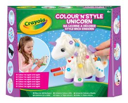 Crayola Colour and Style Unicorn Customizable Toy Set