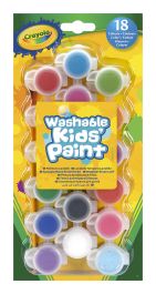 Crayola Washable Kids Paints 18 Pack for Creative Projects