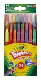 Crayola Mini Twistable Fun Effects Crayons 24 Pack