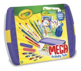 Crayola Mega Activity Tub for Kids Art Projects