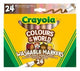 Crayola Colours of the World 24 Washable Markers