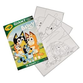 Crayola Bluey Giant Colouring Pages Activity Book
