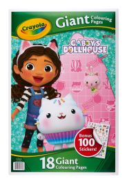 Crayola Gabbys Dollhouse Giant Colouring Pages