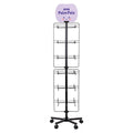 Dual Spinner Floor Keyring Display Stand
