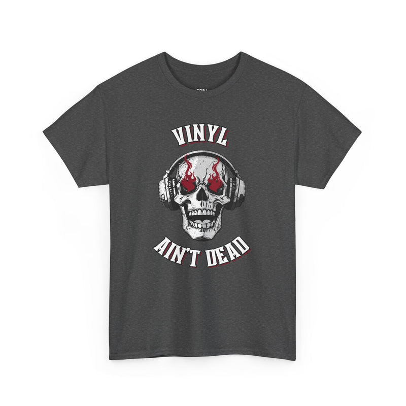 'Vinyl Ain't Dead' Skull Men's T-Shirt, additional view