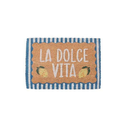 Blue La Dolce Vita Doormat, alternate view