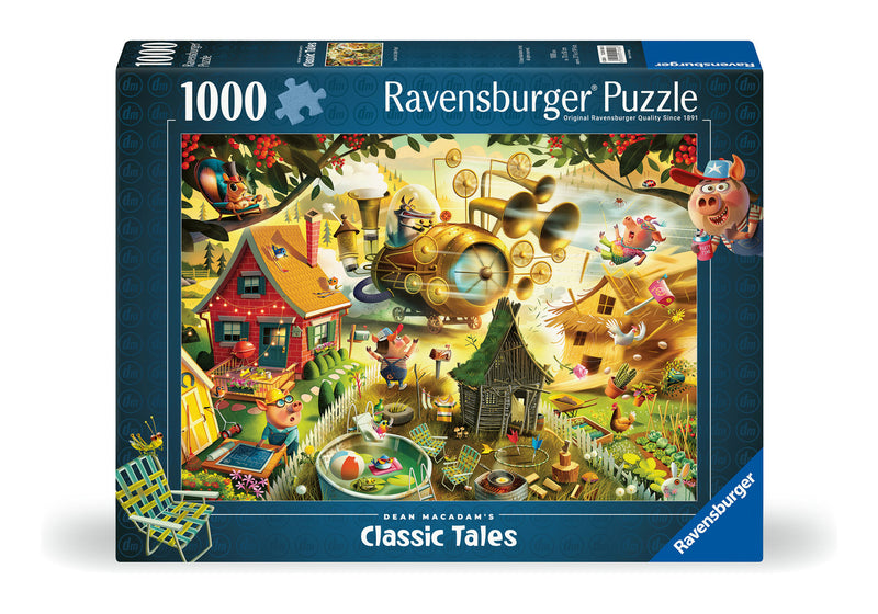 Look Out Little Pigs 1000 Piece Jigsaw Puzzle