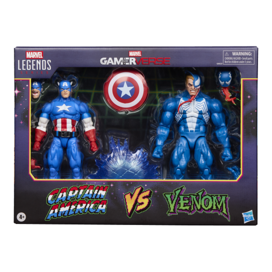 Marvel Legends Series Gamerverse Captain America vs Venom