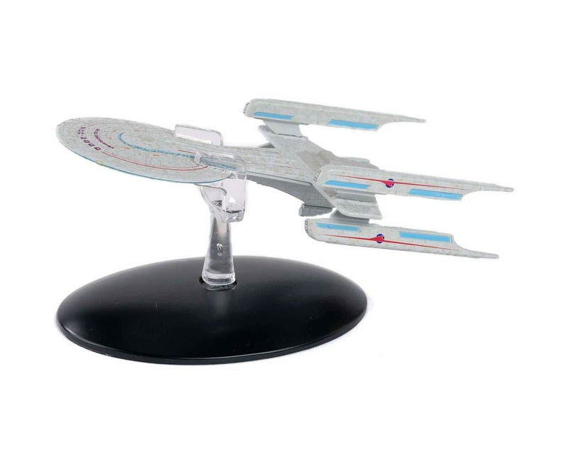 U.S.S. Excelsior (Prototype II) Issue #158 Nilo Rodis Concept Model Diecast Ship (Eaglemoss / Star Trek), side angle