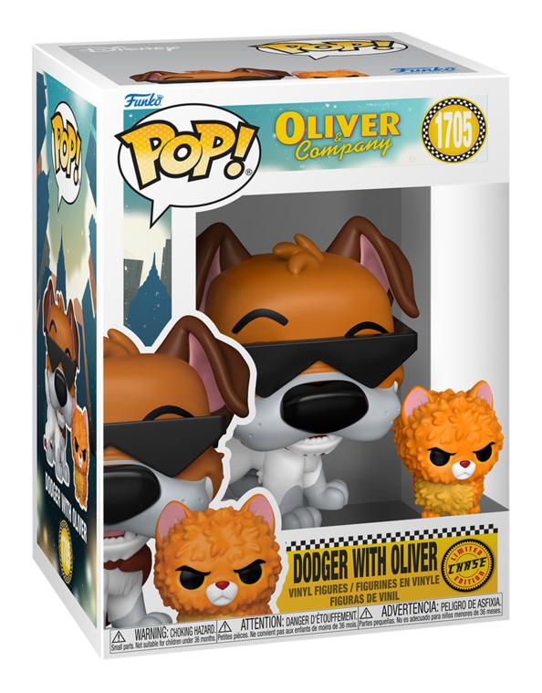 Pop! Vinyl - Oliver & Company - Dodger (with chance of chase) - Image