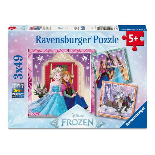 Disney Frozen 3x49 Piece Jigsaw Puzzle