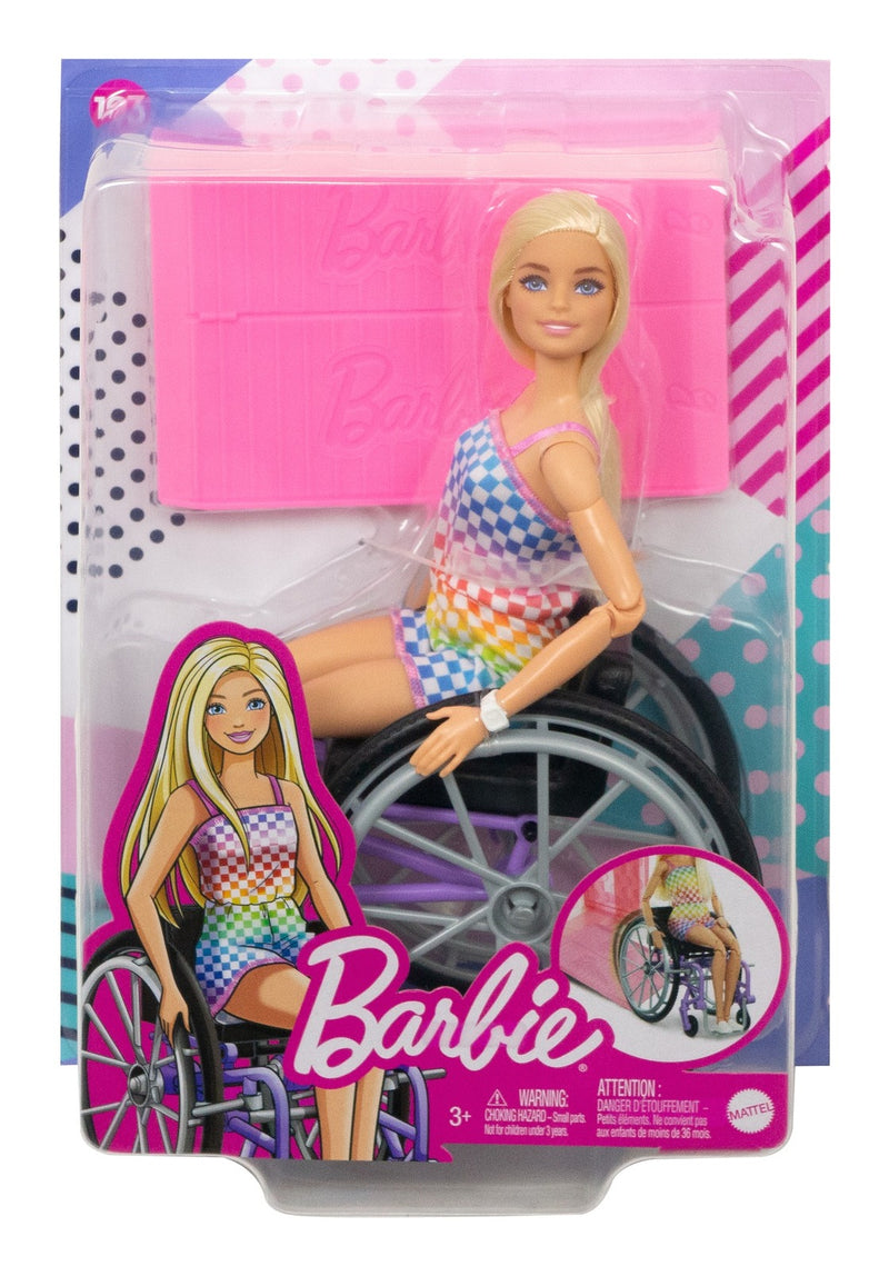 Barbie Blonde Wheelchair Doll