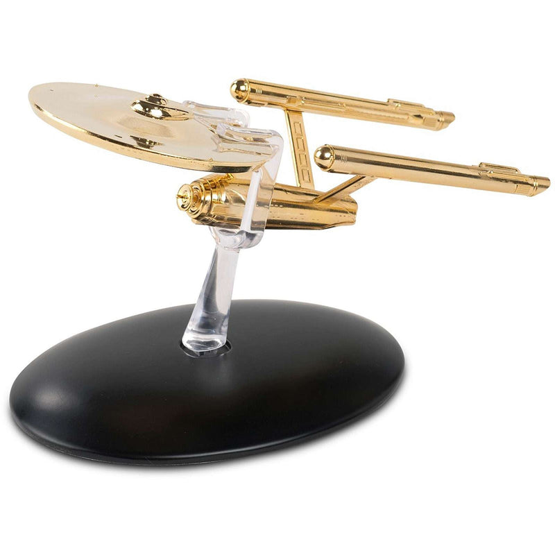 Gold U.S.S. Enterprise NCC-1701 Model Die Cast Ship SPECIAL ISSUE (Eaglemoss / Star Trek), alternate view
