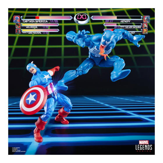 Marvel Legends Series Gamerverse Captain America vs Venom