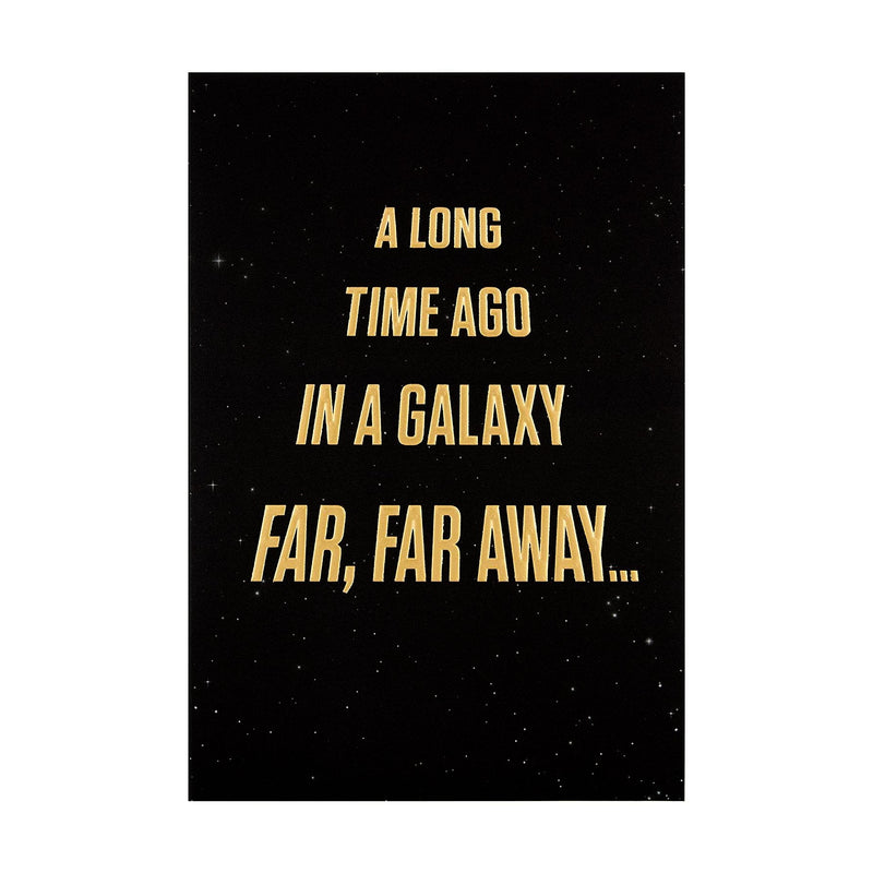 Birthday Card - Star Wars™ Crawl Text Design