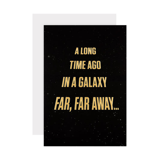 Birthday Card - Star Wars™ Crawl Text Design