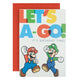 Super Mario with Luigi Birthday Card