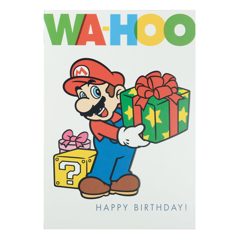 Birthday Card - Fun Super Mario™ Birthday Present Design