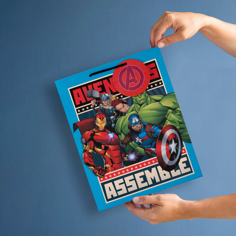 Large Gift Bag - Marvel Avengers Design