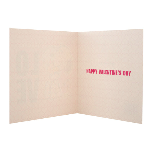 Valentine's Day Card for the One I Love - Cute PEANUTS™ Hug Design with Red Foil