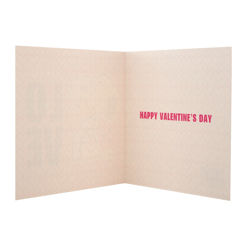 Valentine's Day Card for the One I Love - Cute PEANUTS™ Hug Design with Red Foil