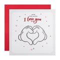 Valentine's Day Card - Cute Disney Mickey and Minnie Mouse Design