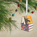 Collectable Harry Potter™ - Stacked Books with Wand Ornament