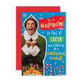 Christmas Card for Nephew - Fun Warner Bros Elf Design