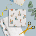6M Wrapping Paper - 3 x 2M Rolls in 1 Cute Peter Rabbit™ Design