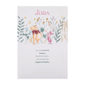 Birthday Card for Sister - Disney Winnie the Pooh Design