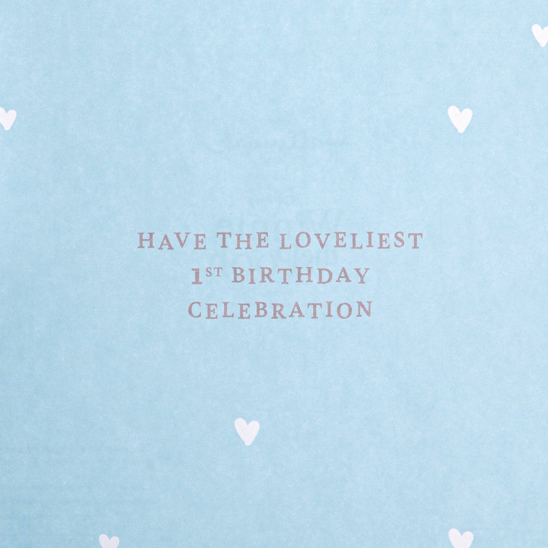 1st Birthday Card for Boy - Disney Winnie the Pooh Design