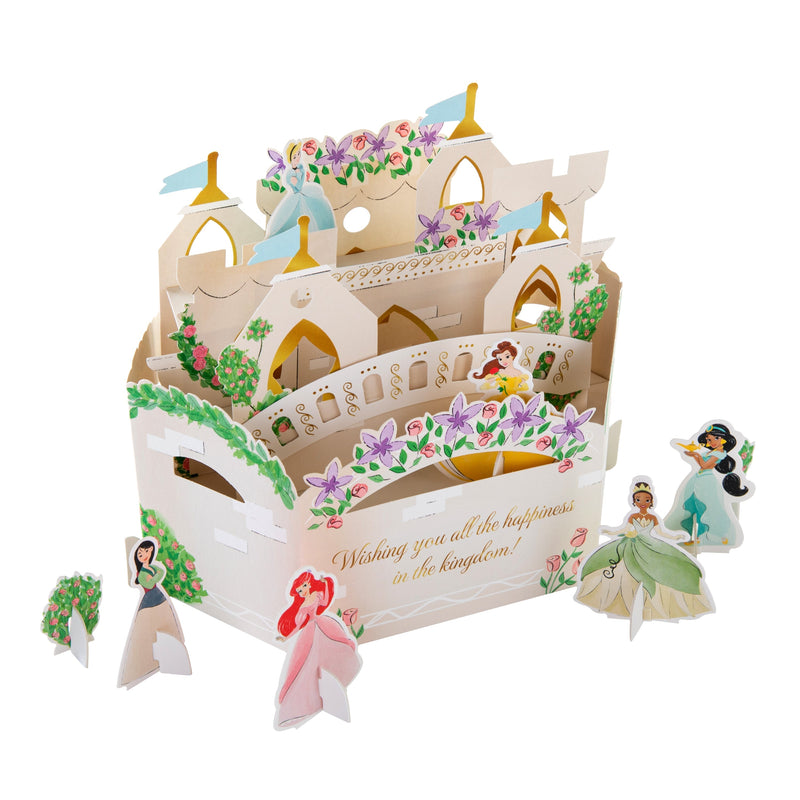Birthday Card - 3D Pop Up Disney Princesses Design