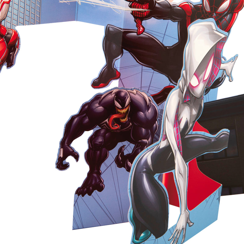 Kids Birthday Card - 3D MARVEL Spider-Man Design