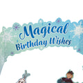 Birthday Card - 3D Blue Disney Frozen Design