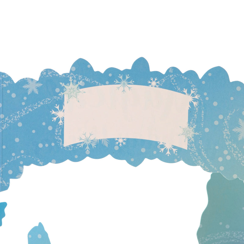 Birthday Card - 3D Blue Disney Frozen Design