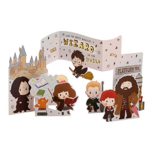 Birthday Card - 3D Harry Potter™ Scene Design