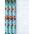 12M Multipack Christmas Wrapping Paper - 3 x 4M Rolls in 1 Blue MARVEL Design