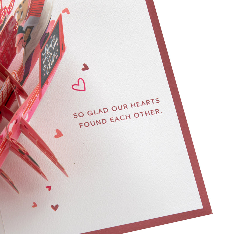 Paper Wonder Valentine's Day Card - 3D Disney Lady and the Tramp Design