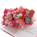 Paper Wonder Valentine's Day Card - 3D Disney Lady and the Tramp Design