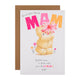 Forever Friends Bear Flower Birthday Card