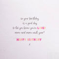 Birthday Card for Granddaughter - Forever Friends Bears Balloons Design