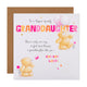 Forever Friends Bears Balloons Birthday Card for Granddaughter