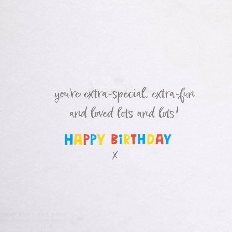 Birthday Card for Daddy - Forever Friends Bears & Stars Design